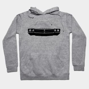 Buick Skylark 1960s American classic car monoblock black Hoodie